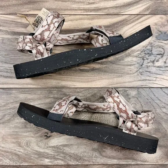 NIB Teva All Gender Original Universal ReLoop Outdoor Sport Sandals W9 M7 NLBK - Picture 5 of 9